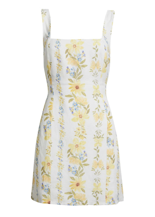 Fitted Smocked Back Mini Dress-Dresses-Uniquities