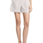 Pleated Linen Short-Bottoms-Uniquities