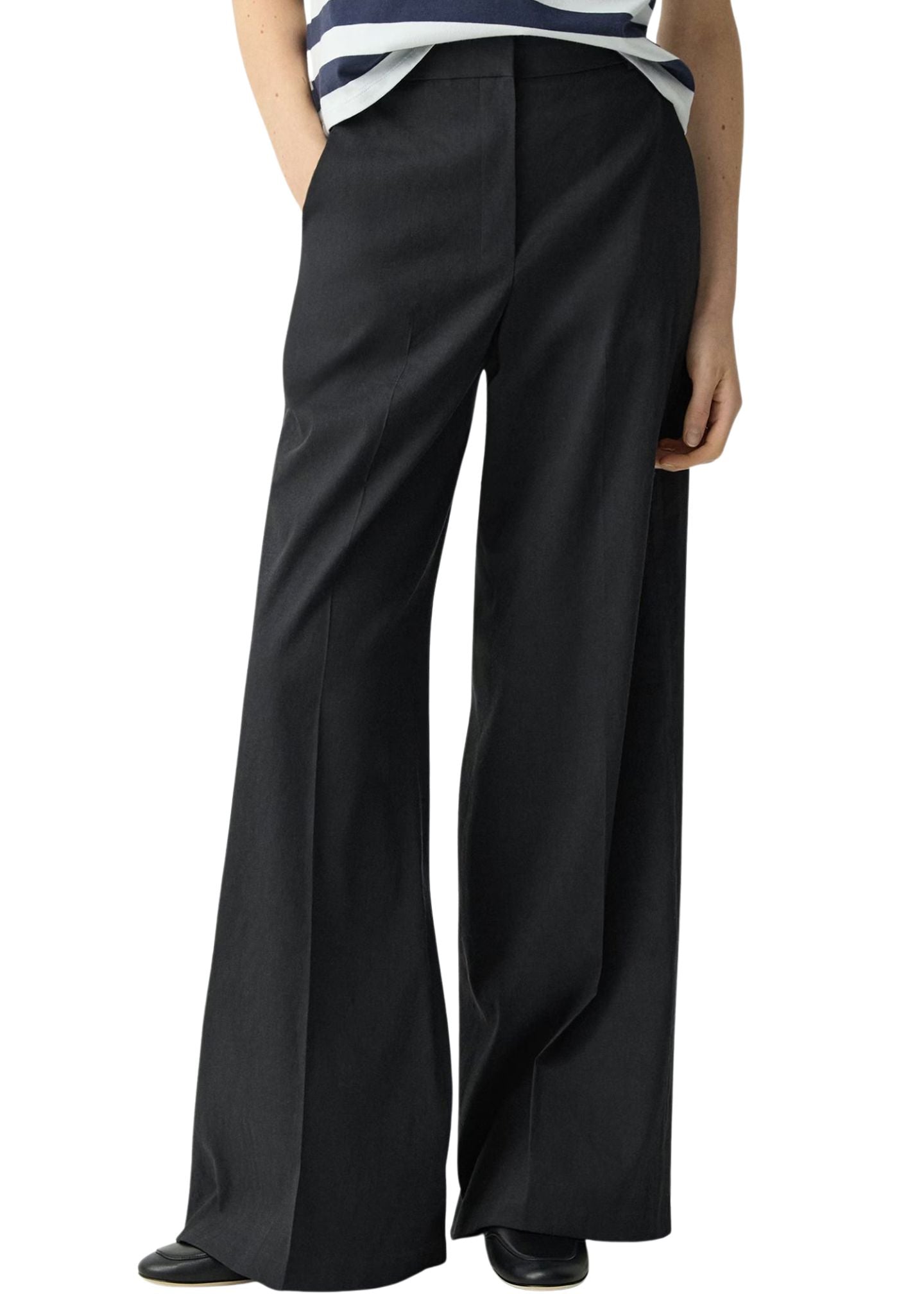 High Waisted Trouser-Bottoms-Uniquities