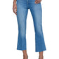 Kendra High Rise Crop Flare-Denim-Uniquities