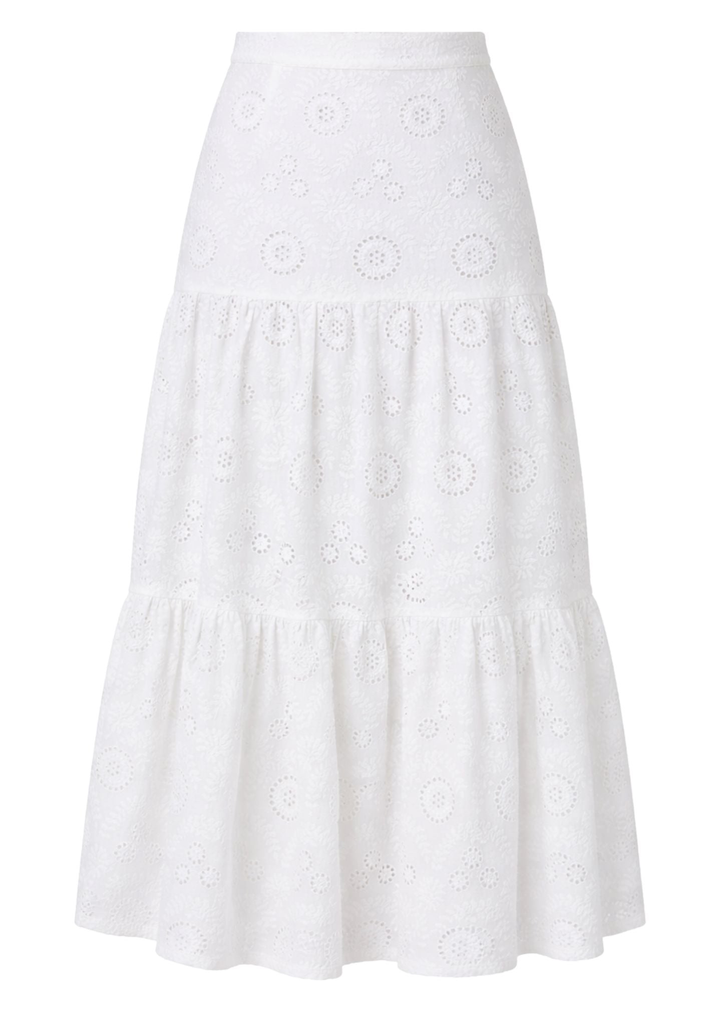 Svea Eyelet Maxi Skirt-Bottoms-Uniquities