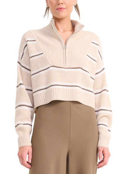 Cropped Hampton Cashmere Sweater-Sweaters-Uniquities