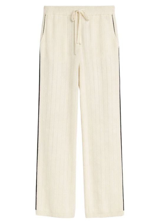 Elle Contrast Knit Pant-Bottoms-Uniquities