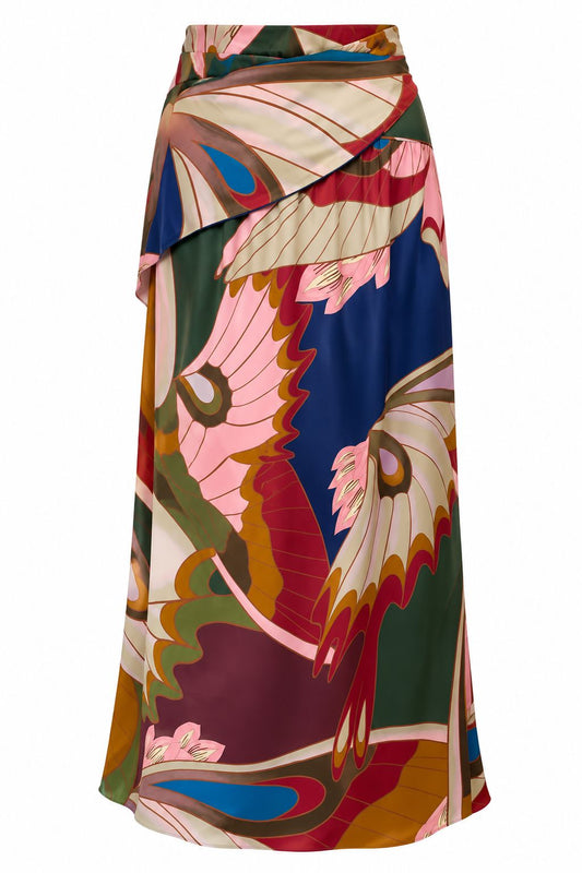 Mystical Paradise Long Skirt-Bottoms-Uniquities