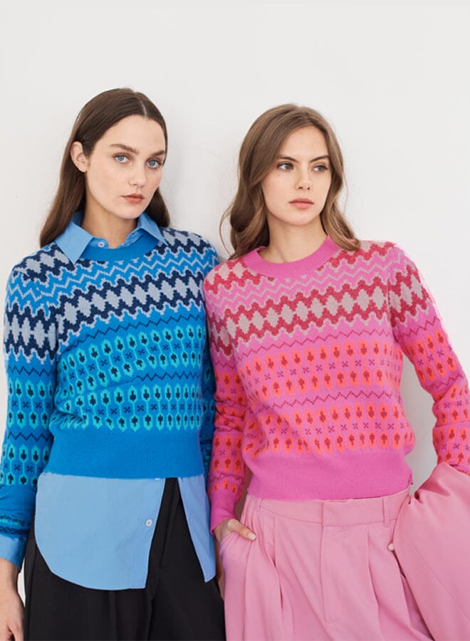 Fairisle Crew-Sweaters-Uniquities