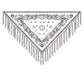 Bandana Print Triangle Scarf-Uniquities