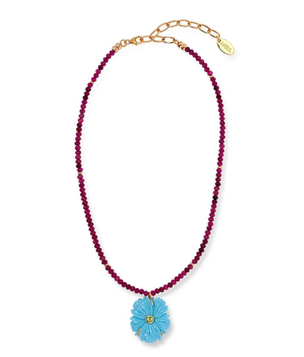 New Bloom Necklace in Cerulean-Jewelry-Uniquities