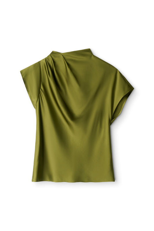 Davina Silk Top-Tops/Blouses-Uniquities