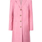 Wyatt Leather Coat Jackets Staud 