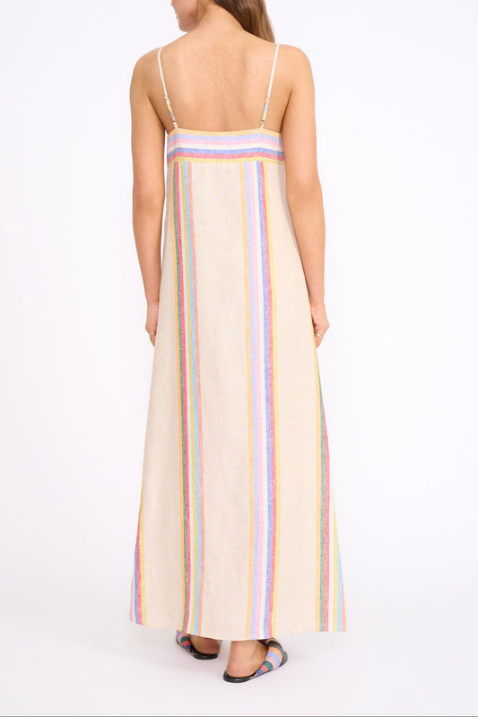Laura Linen Dress-Dresses-Uniquities