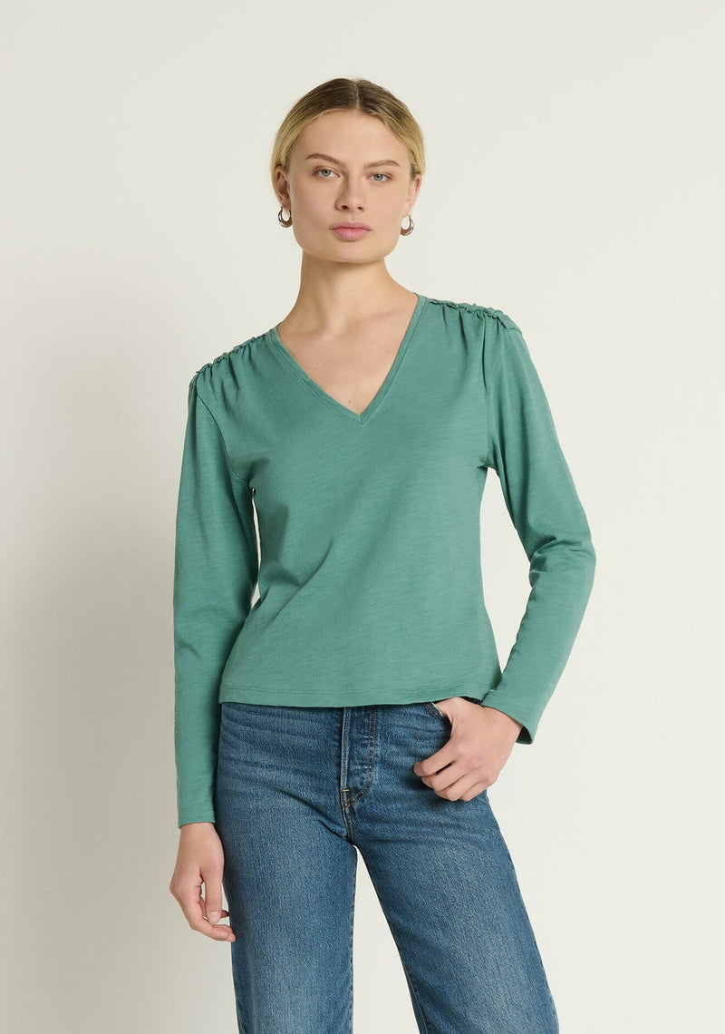 Remi V-Neck Top-Tops/Blouses-Uniquities