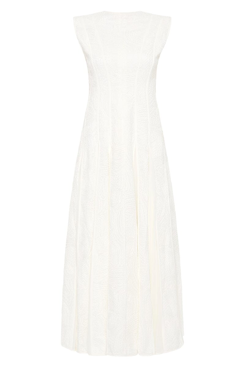 Soleil Lace Midi Dress-Dresses-Uniquities