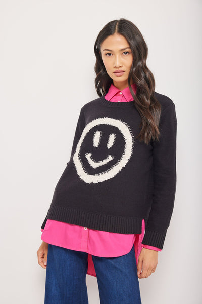 Happy Camper Sweater-Sweaters-Uniquities
