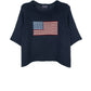 Flag Short Sleeve Sweater-Sweaters-Uniquities