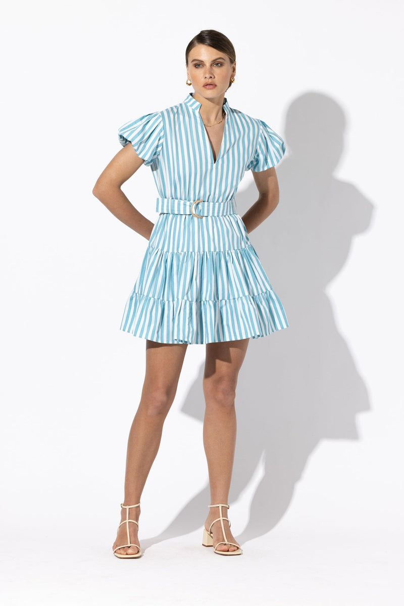 Karissa Poplin Mini Dress-Dresses-Uniquities