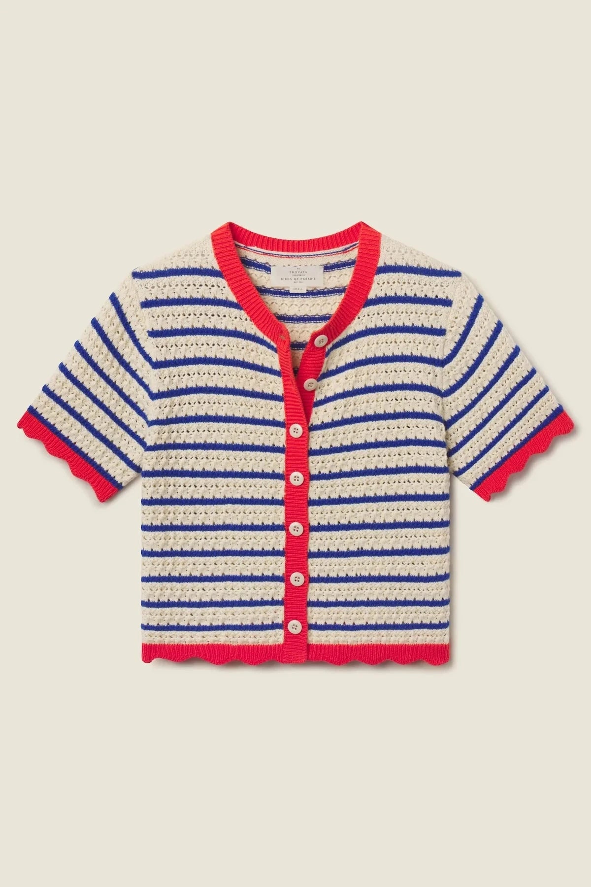 Aurora Short Sleeve Cardigan-Tops/Blouses-Uniquities