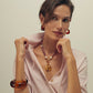 Mood Necklace in Strawberry Quartz-Jewelry-Uniquities