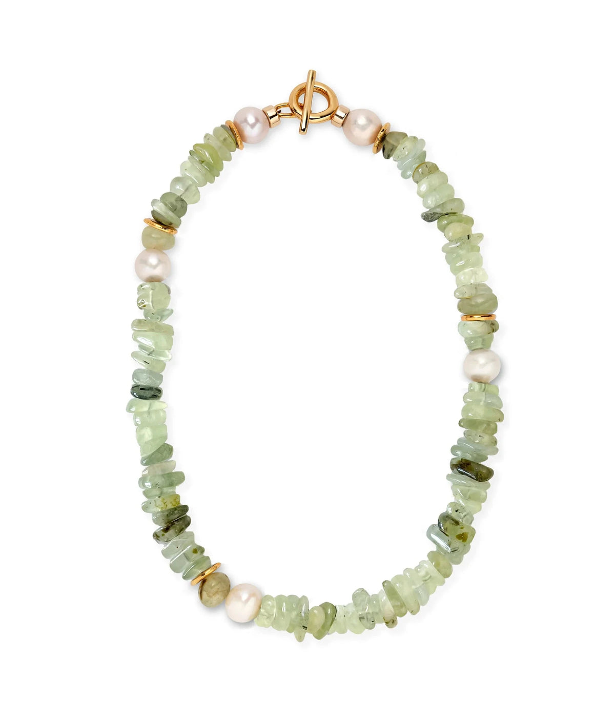 Mood Necklace In Prehnite-Jewelry-Uniquities
