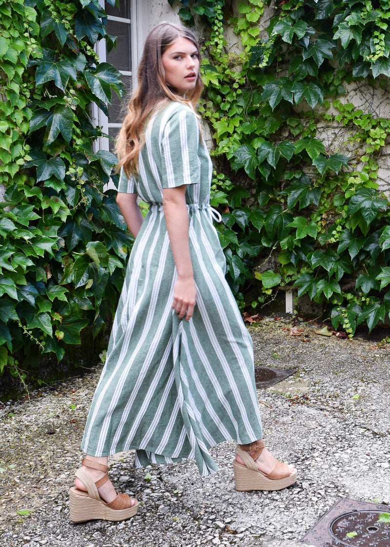 Kelli Short Sleeve Maxi Dress-Dresses-Uniquities