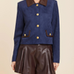 Faux Leather Trimmed Jacket by Dolce Cabo - Image 2