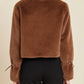 Faux Fur Cinched Sleeve Jacket by Dolce Cabo - Image 3