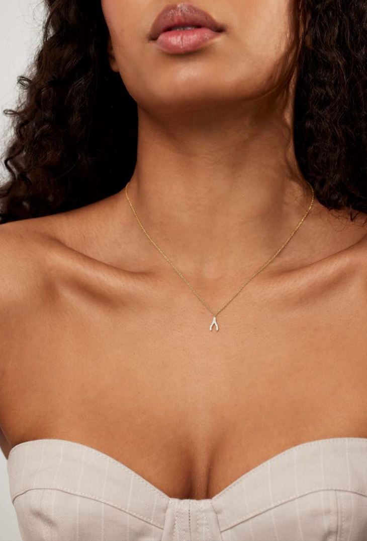 Wishbone Necklace-Jewelry-Uniquities