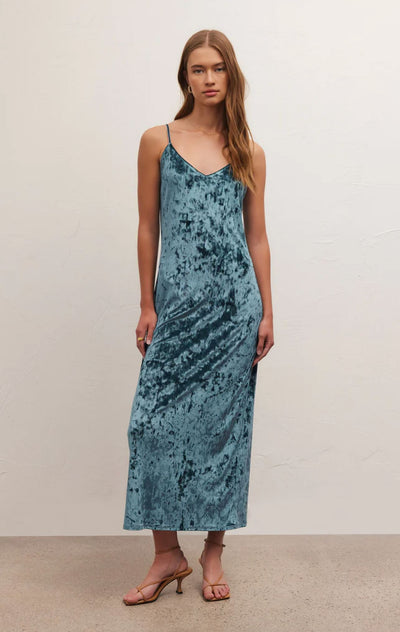 Selina Crushed Velvet Dress-Dresses-Uniquities