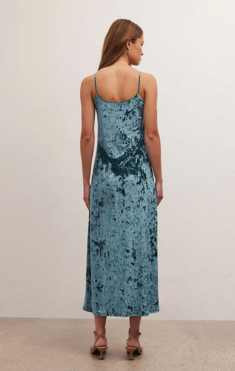 Selina Crushed Velvet Dress-Dresses-Uniquities
