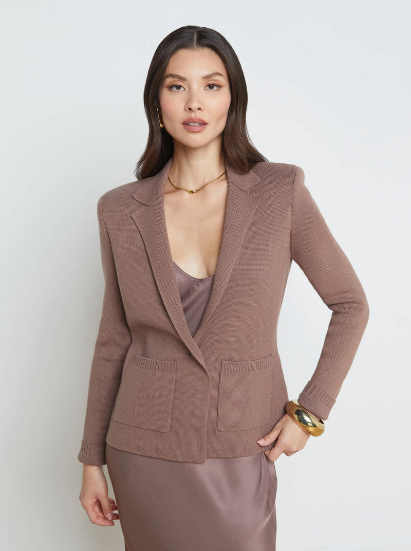 Lacey Knit Blazer-Jackets-Uniquities