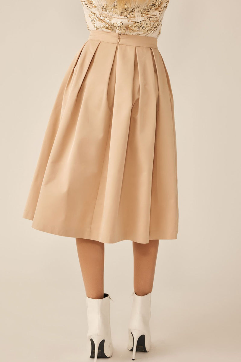 Maribelle Pleated Skirt-Bottoms-Uniquities