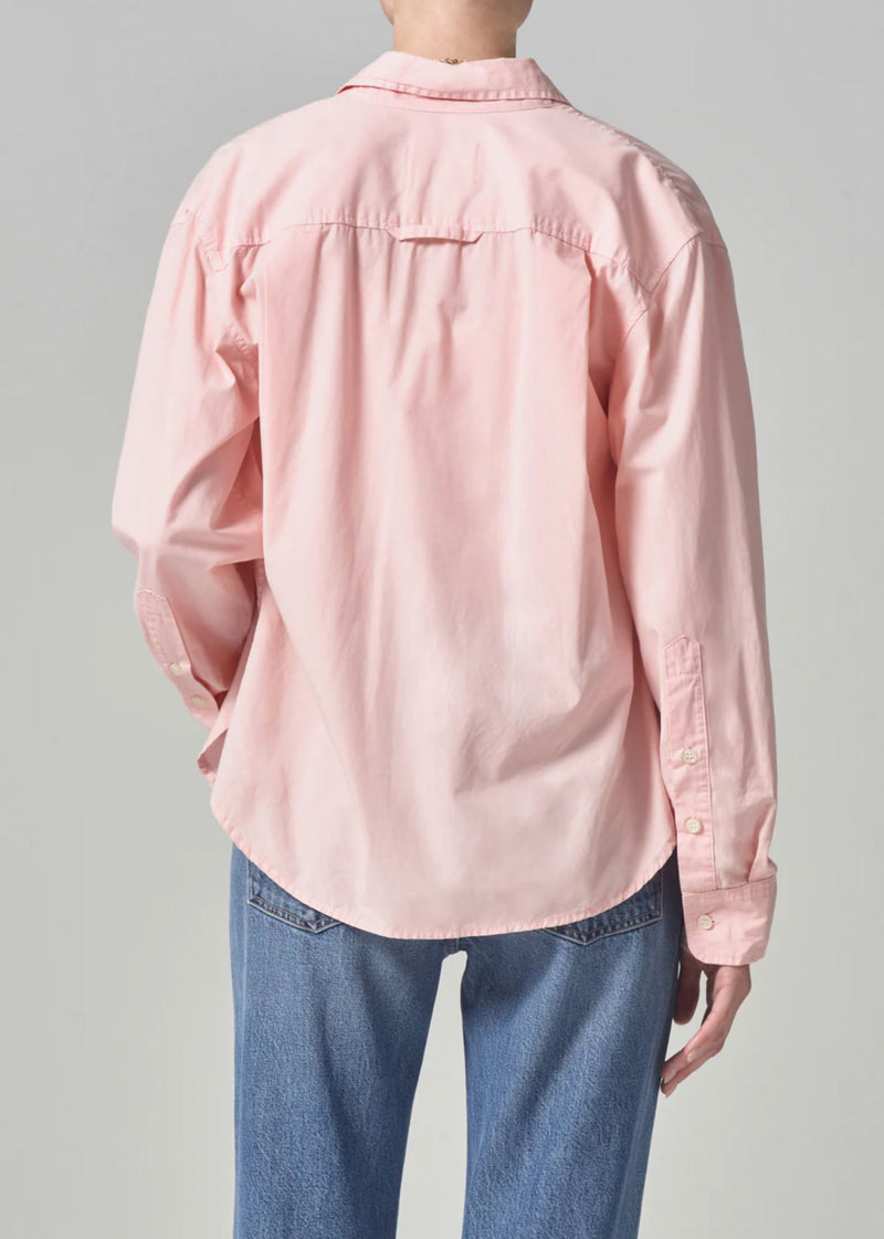 Kayla Shrunken Shirt-Tops/Blouses-Uniquities