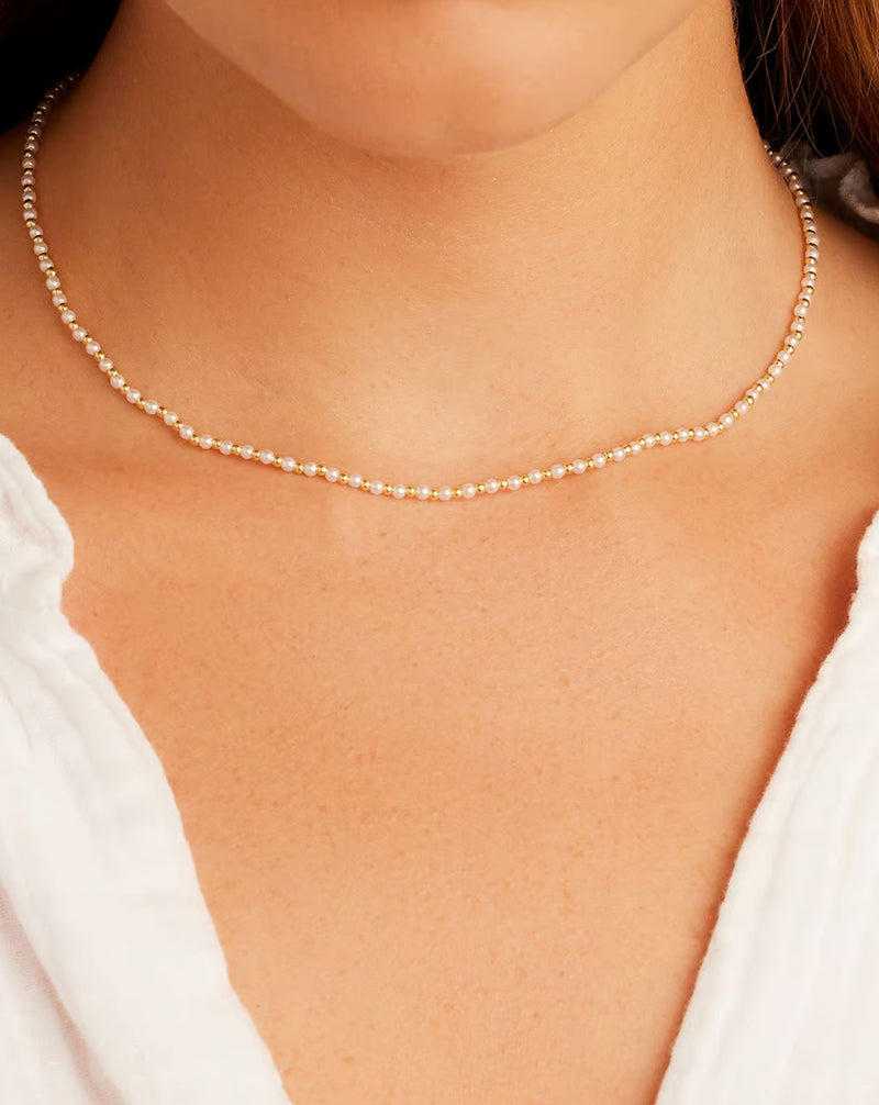 Poppy Pearl Necklace-Jewelry-Uniquities
