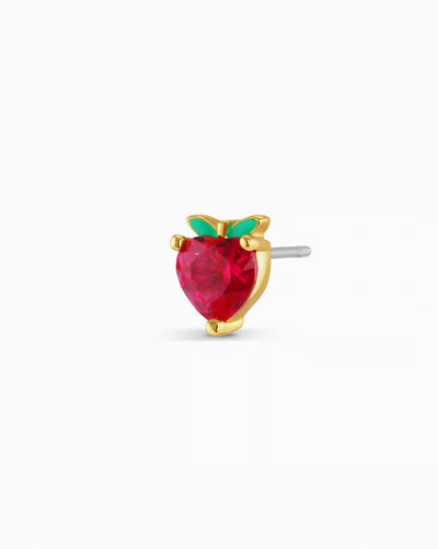 Strawberry Charm Studs-Jewelry-Uniquities