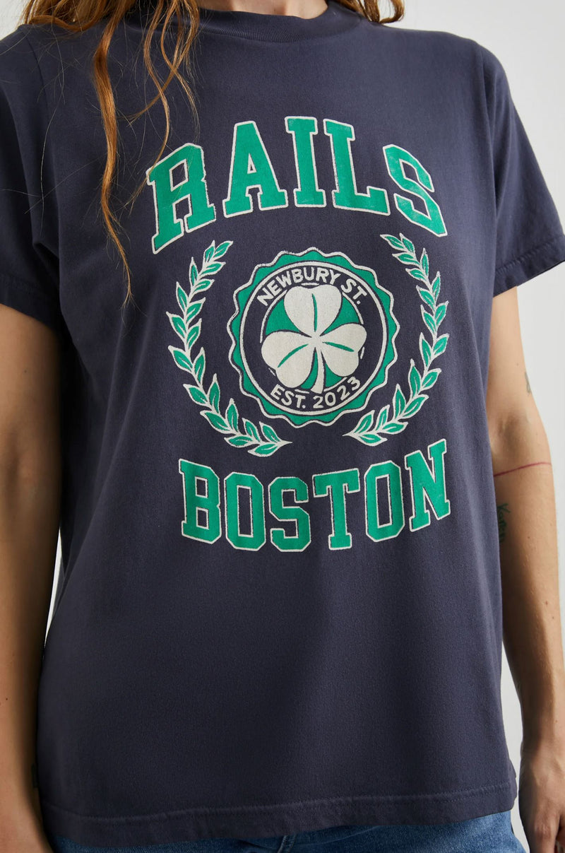 Boyfriend Tee Rails Boston-Tee Shirts-Uniquities