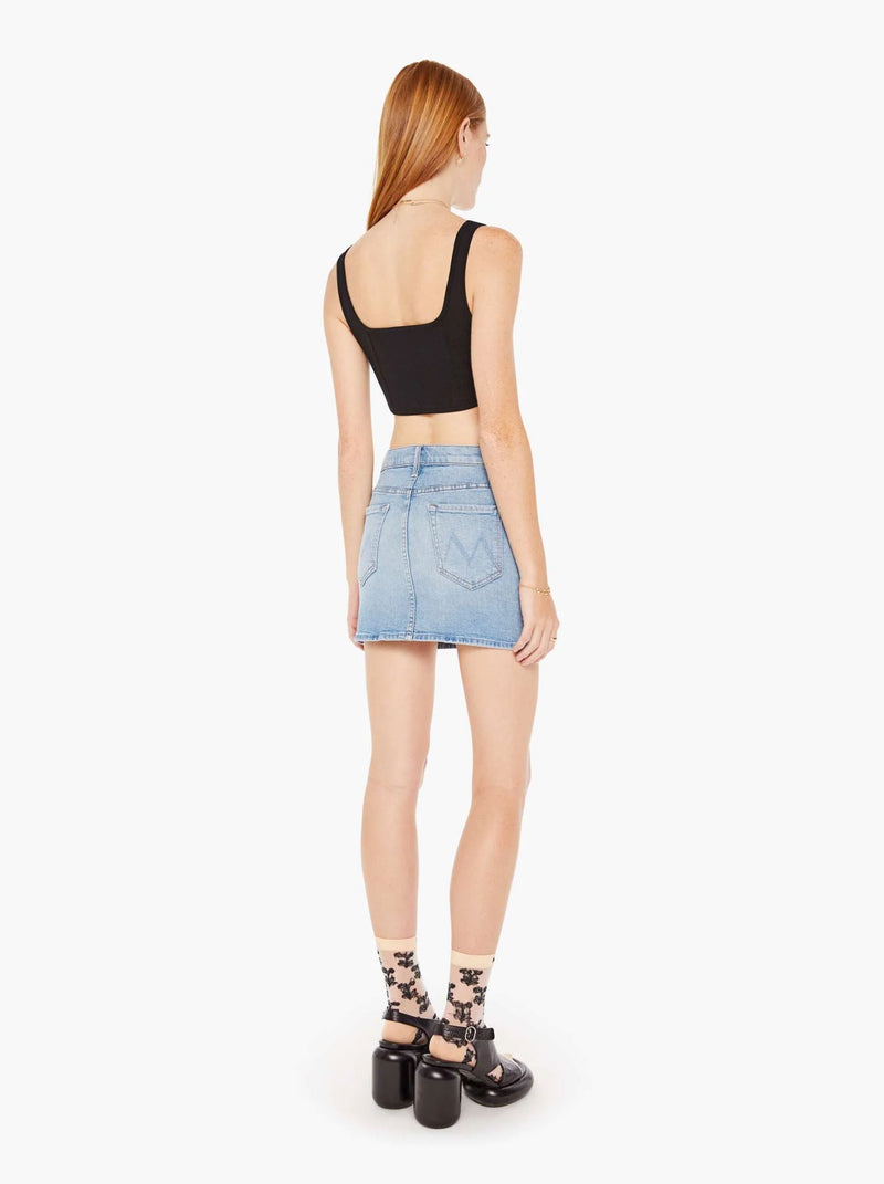 Vegabond Mini Skirt-Denim-Uniquities