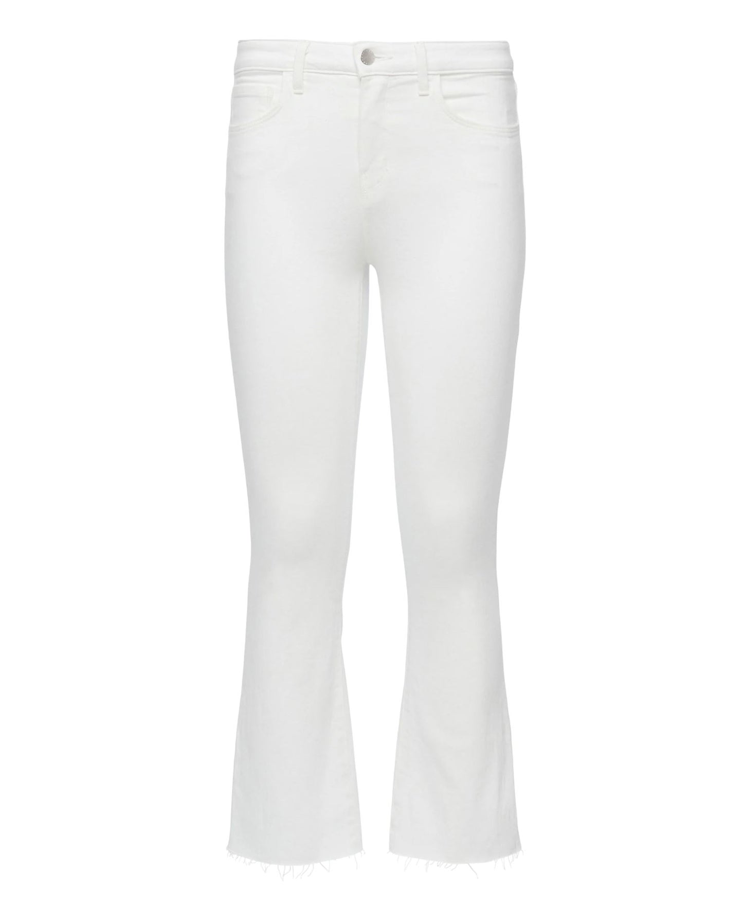 Kendra High Rise Crop Flare Jeans-Denim-Uniquities