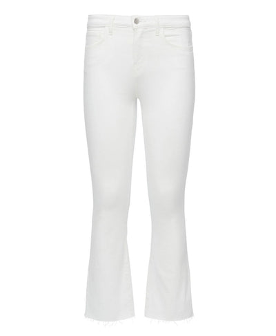Kendra High Rise Crop Flare Jeans-Denim-Uniquities
