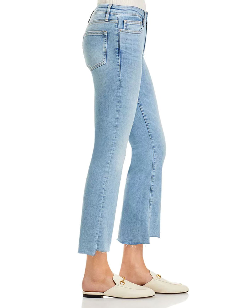 Le Crop Mini Boot Step Fray Jeans in Colorado-Denim-Uniquities