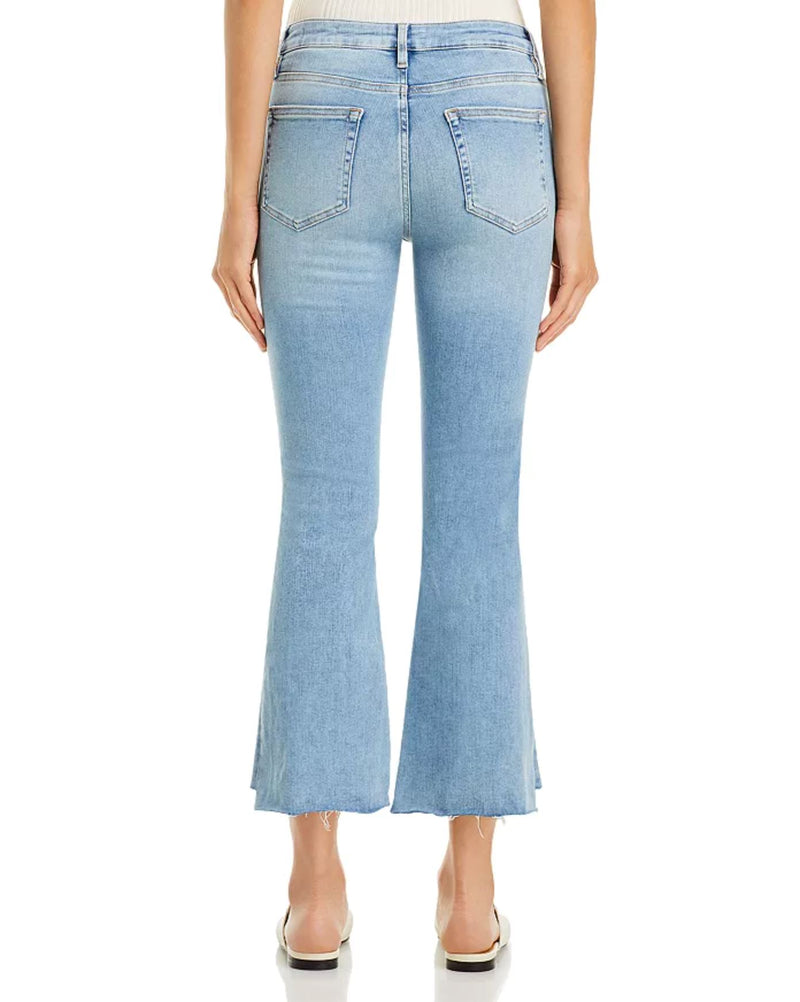 Le Crop Mini Boot Step Fray Jeans in Colorado-Denim-Uniquities