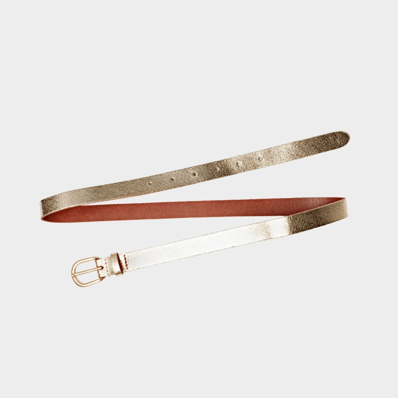 Eva Metallic Leather Belt-Accessories-Uniquities