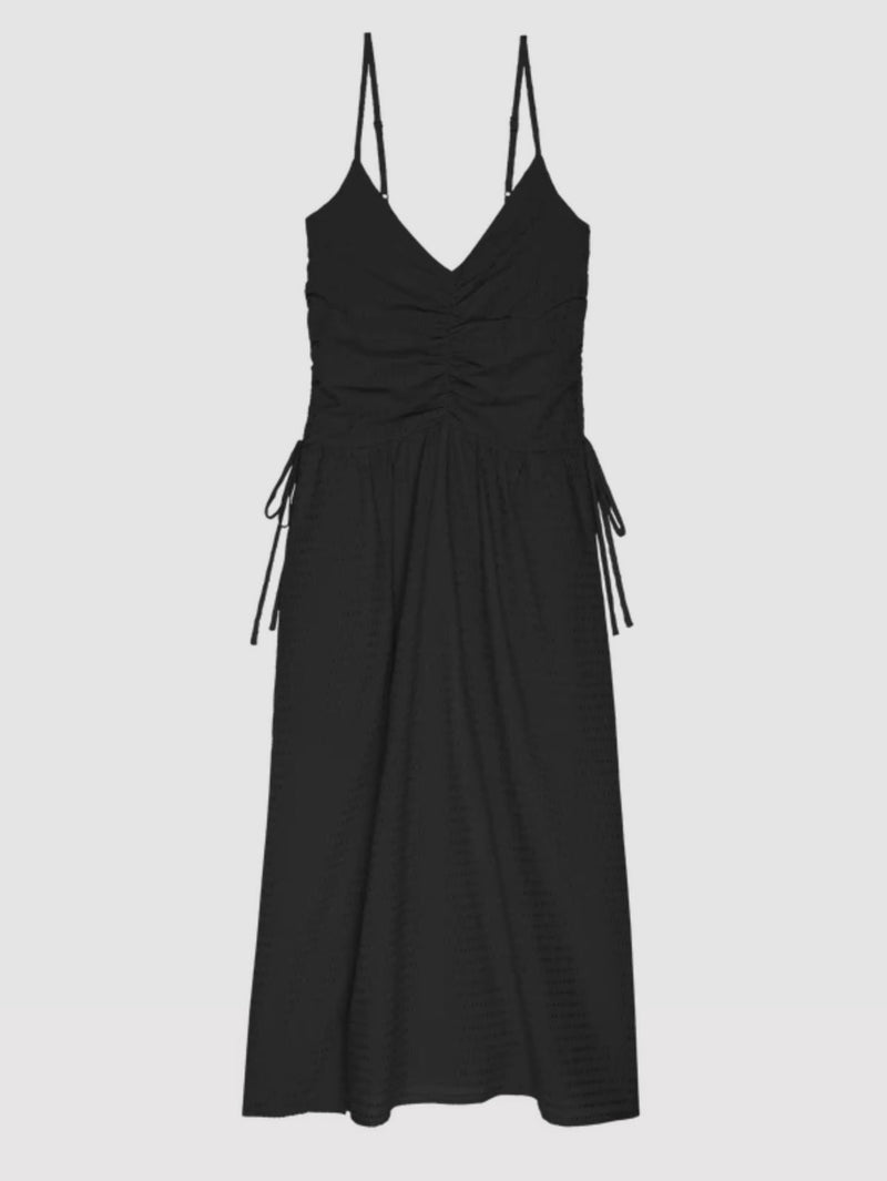 Peppa Ruched Sundress-Dresses-Uniquities