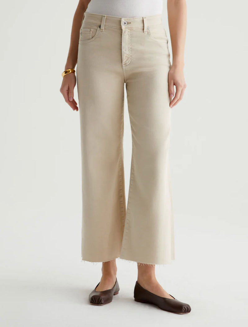 Saige Wide Leg Crop Jeans in Sulfur Desert Rock-Denim-Uniquities