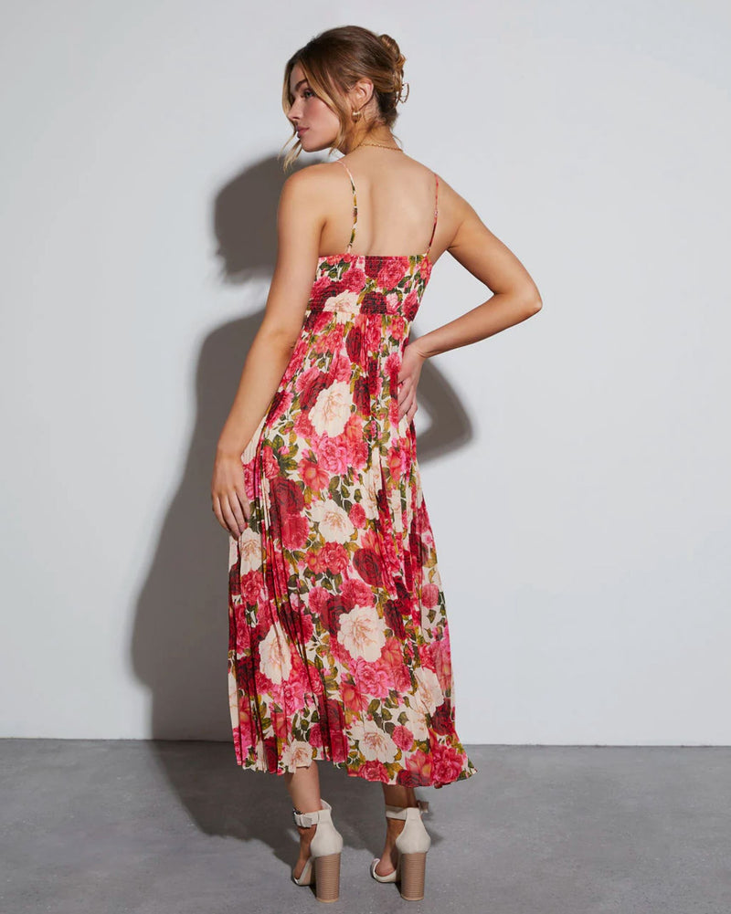 Rosie Pleated Dress-Dresses-Uniquities