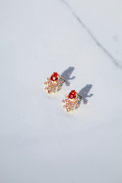Crystaline Earrings Jewelry Native Gem 