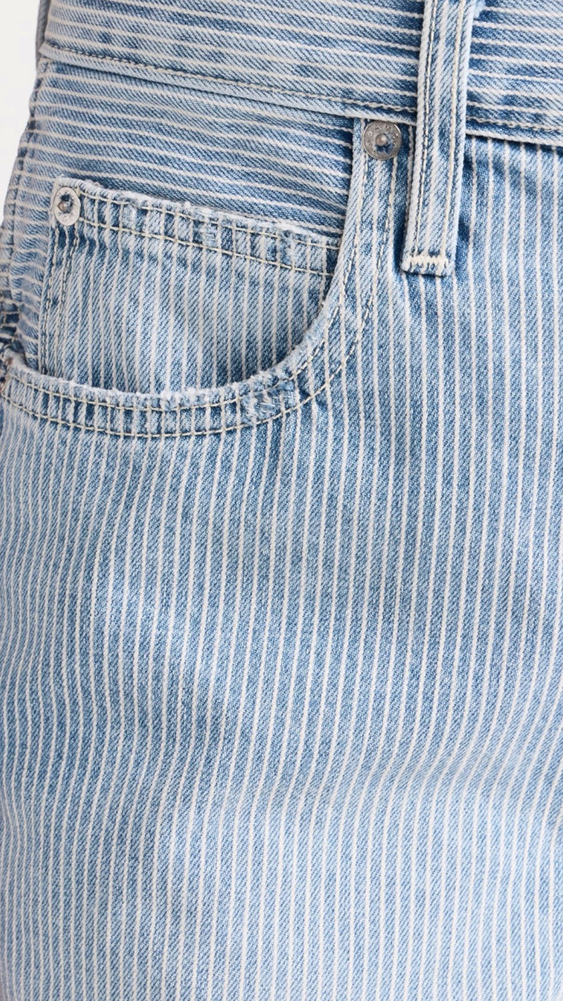 Maria Pant With Let Down Hem-Denim-Uniquities