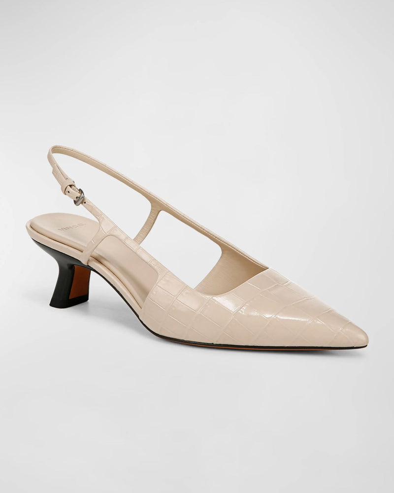 Bianca Croc Slingback-Shoes-Uniquities