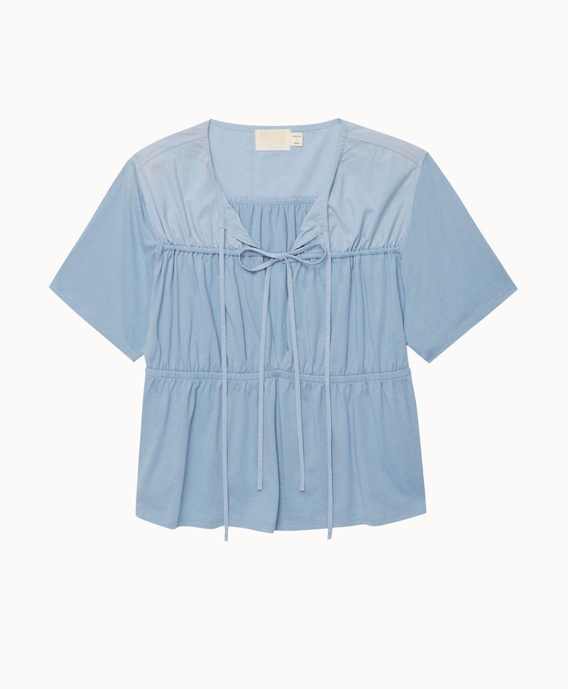 Robin Tie Front Tee-Tops/Blouses-Uniquities