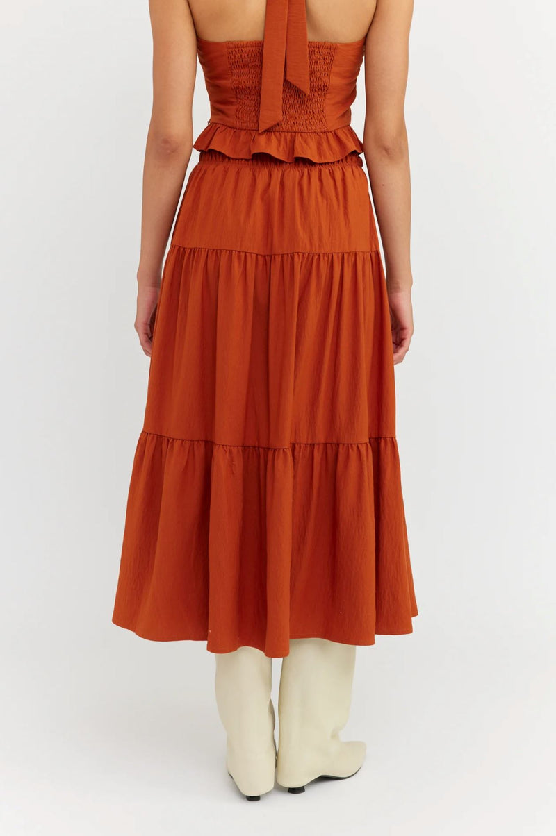 Itzel Midi Skirt-Bottoms-Uniquities