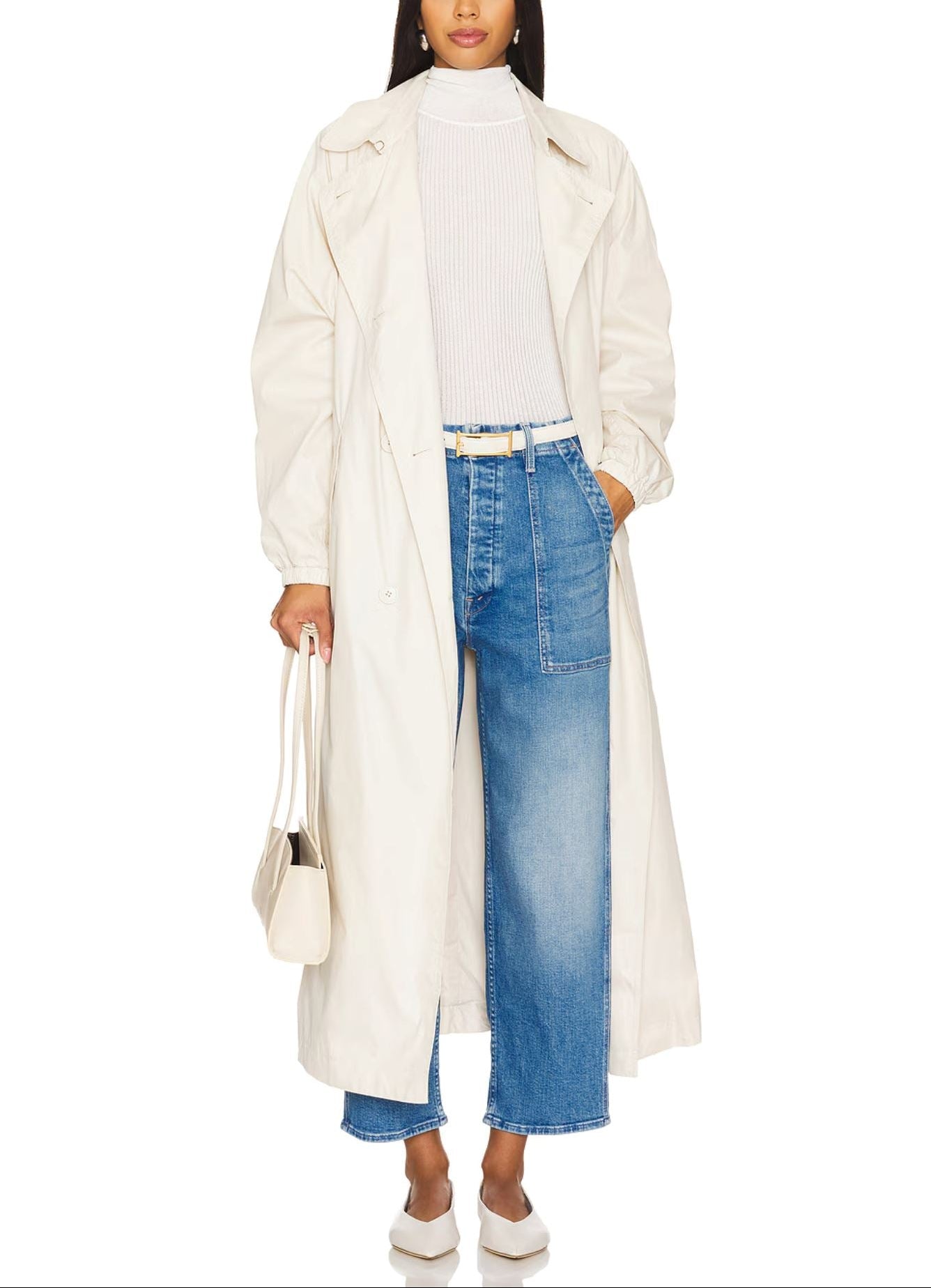 The Patch Pocket Private Flood Jeans-Denim-Uniquities