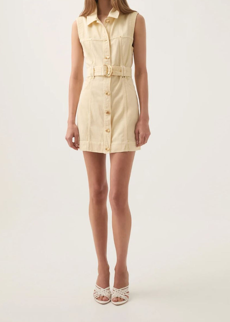 Ray Denim Mini Dress-Dresses-Uniquities